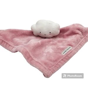 Blankets and Beyond Cloud Lovey Security Blanket Pink Plush Soft Toy Baby 13"